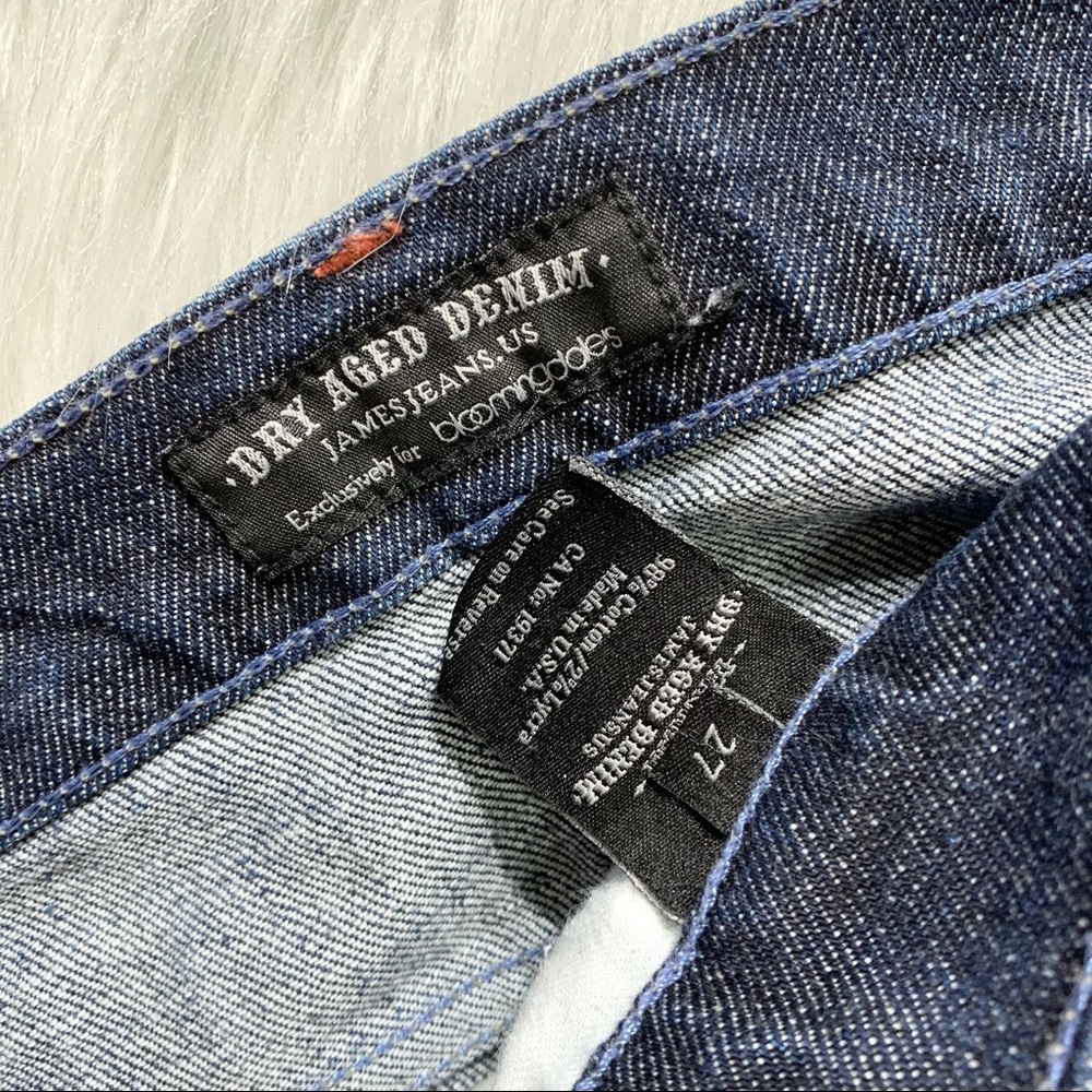 SOLD-James Jeans Cropped Dry Aged Denim Jeans - Picture 7 of 9